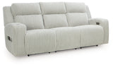 Forest Lake Alloy Power Reclining Sofa by Ashley at Eve Furniture