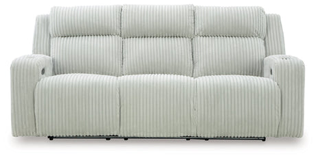 Forest Lake Alloy Power Reclining Sofa by Ashley at Eve Furniture