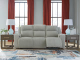 Forest Lake Alloy Power Reclining Sofa by Ashley at Eve Furniture