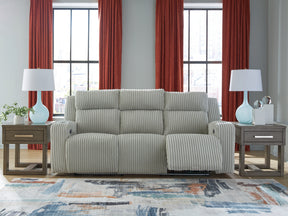 Forest Lake Alloy Power Reclining Sofa by Ashley at Eve Furniture