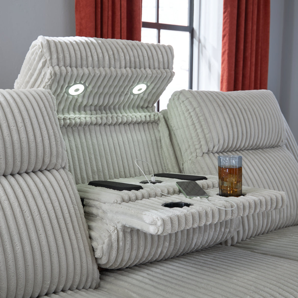 Forest Lake Alloy Sofa and Loveseat by Ashley at Eve Furniture