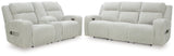 Forest Lake Alloy Sofa and Loveseat by Ashley at Eve Furniture