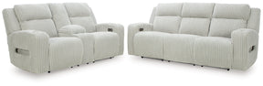 Forest Lake Alloy Sofa and Loveseat by Ashley at Eve Furniture