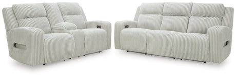 Forest Lake Alloy Sofa and Loveseat by Ashley at Eve Furniture