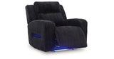 Forest Lake Black Power Recliner by Ashley at Eve Furniture