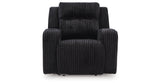 Forest Lake Black Power Recliner by Ashley at Eve Furniture
