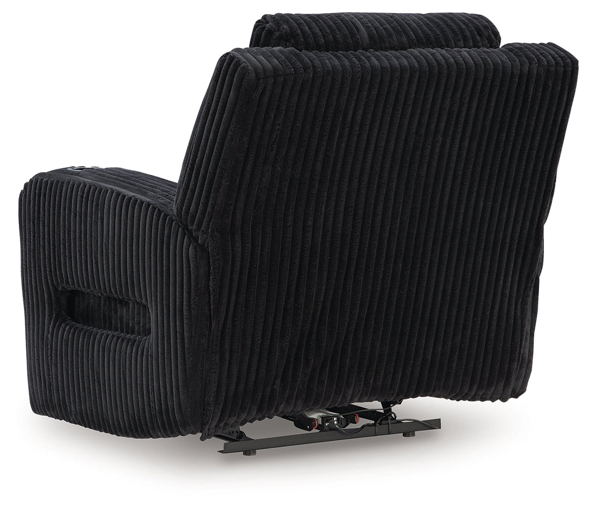Forest Lake Black Power Recliner by Ashley at Eve Furniture