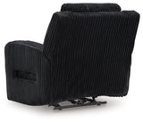 Forest Lake Black Power Recliner by Ashley at Eve Furniture