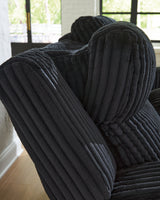 Forest Lake Black Power Recliner by Ashley at Eve Furniture