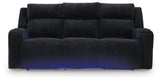 Forest Lake Black Power Reclining Sofa and Loveseat by Ashley at Eve Furniture