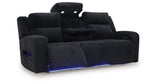Forest Lake Black Power Reclining Sofa and Loveseat by Ashley at Eve Furniture