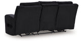 Forest Lake Black Power Reclining Sofa and Loveseat by Ashley at Eve Furniture