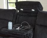 Forest Lake Black Sofa and Loveseat by Ashley at Eve Furniture