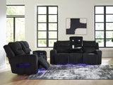 Forest Lake Black Sofa and Loveseat by Ashley at Eve Furniture