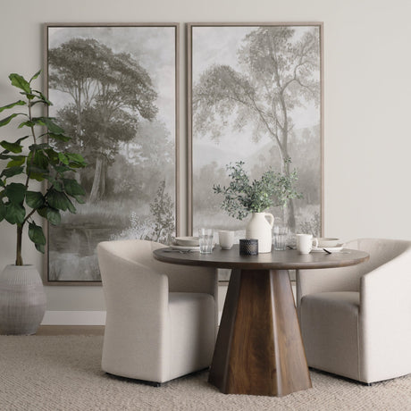 Forest Morning I by Mercana Studio a Hand Embellished Textured Framed Canvas by Mercana at Eve Furniture