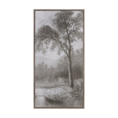 Forest Morning II by Mercana Studio a Hand Embellished Textured Framed Canvas by Mercana at Eve Furniture