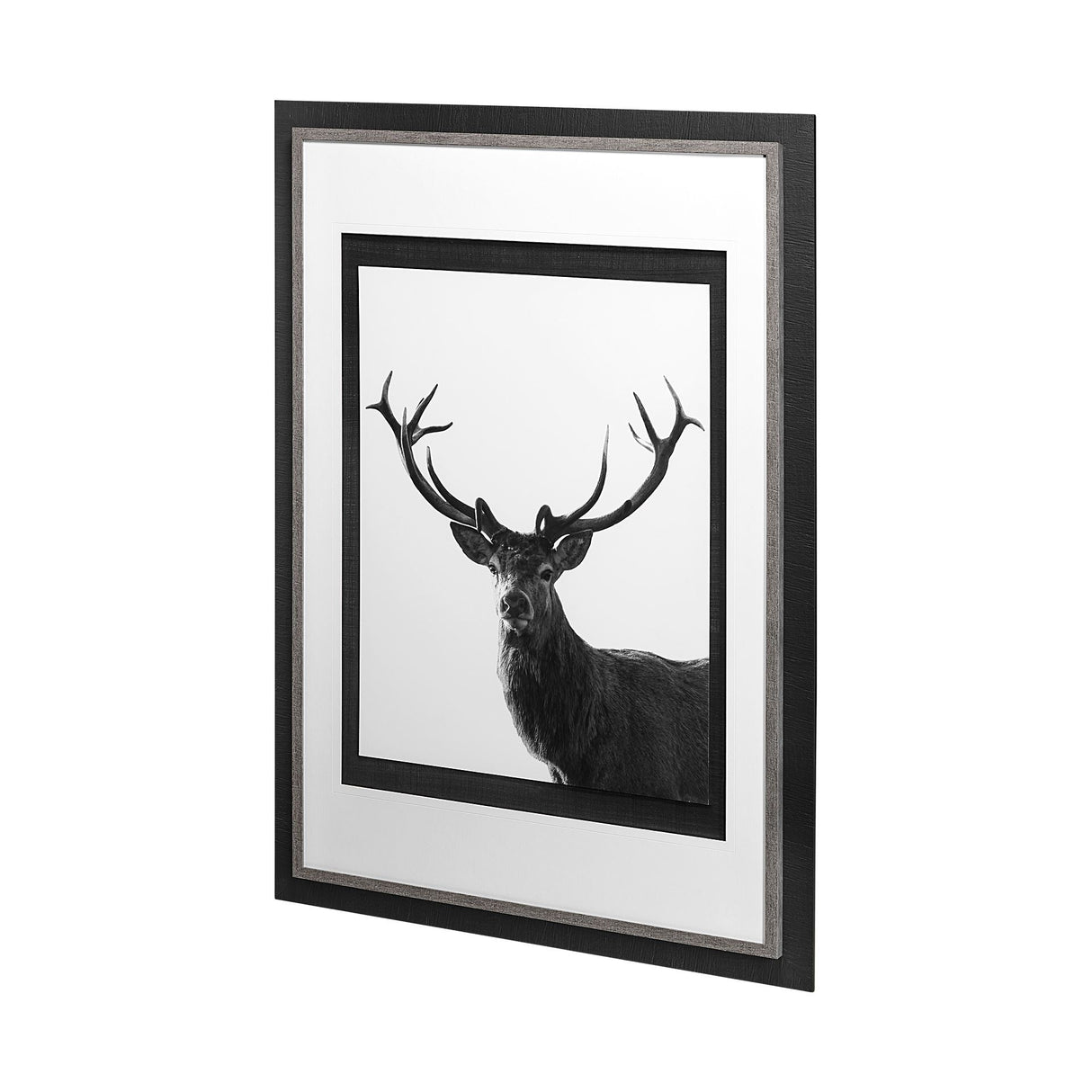 Forest Royal Grand by Matthew Roseveare Hand Embelished Textured Framed Art Photo Matted under Glass by Mercana at Eve Furniture
