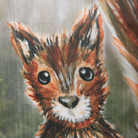Forest Squirrel by Mercana Studio a Hand Embellished Textured Canvas by Mercana at Eve Furniture