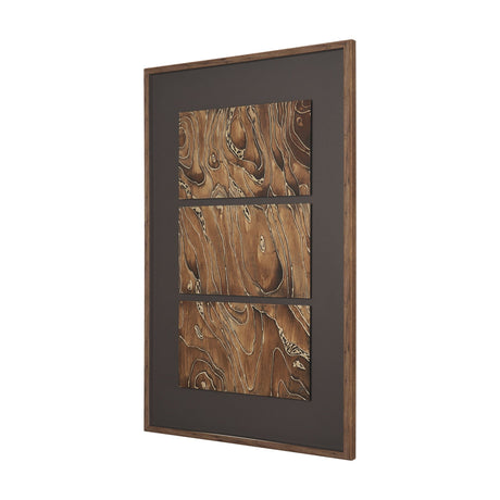 Forest Topography by Mercana Studio Handmade Original Framed Artwork Matted under Glass by Mercana at Eve Furniture