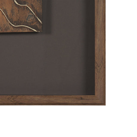 Forest Topography by Mercana Studio Handmade Original Framed Artwork Matted under Glass by Mercana at Eve Furniture