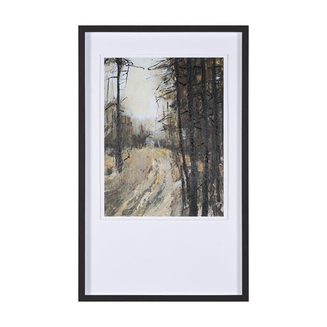 Forest View I by Mercana Studio a Hand Embellished Textured Framed Art Print Matted under Glass by Mercana at Eve Furniture