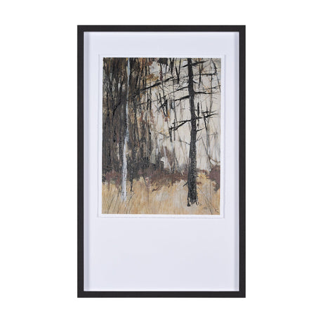Forest View II by Mercana Studio a Hand Embellished Textured Framed Art Print Matted under Glass by Mercana at Eve Furniture