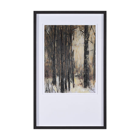 Forest View III by Mercana Studio a Hand Embellished Textured Framed Art Print Matted under Glass by Mercana at Eve Furniture