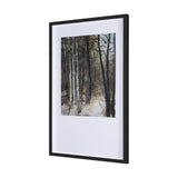 Forest View IV by Mercana Studio a Hand Embellished Textured Framed Art Print Matted under Glass by Mercana at Eve Furniture