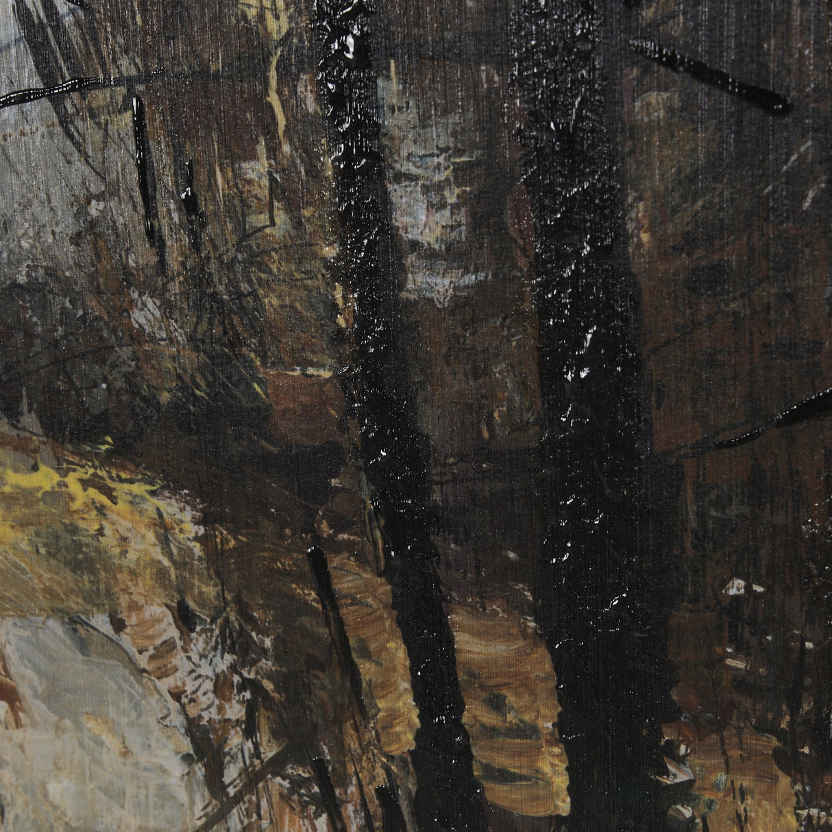 Forest View IV by Mercana Studio a Hand Embellished Textured Framed Art Print Matted under Glass by Mercana at Eve Furniture