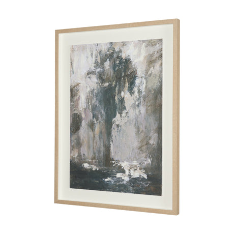 Forest Whispers I by Mercana Studio Hand-Embellished Textured Framed Artwork Matted under Glass by Mercana at Eve Furniture