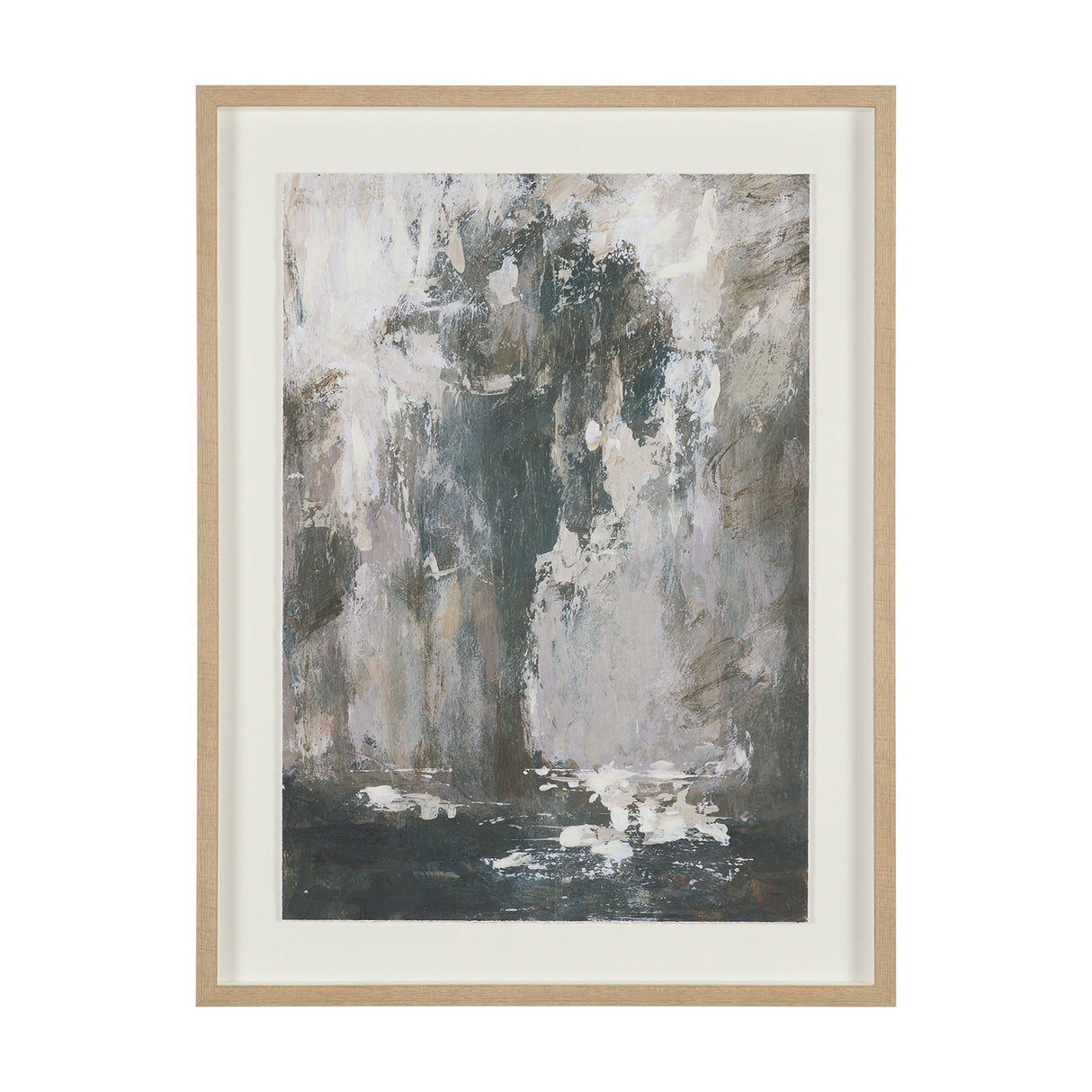 Forest Whispers I by Mercana Studio Hand-Embellished Textured Framed Artwork Matted under Glass by Mercana at Eve Furniture