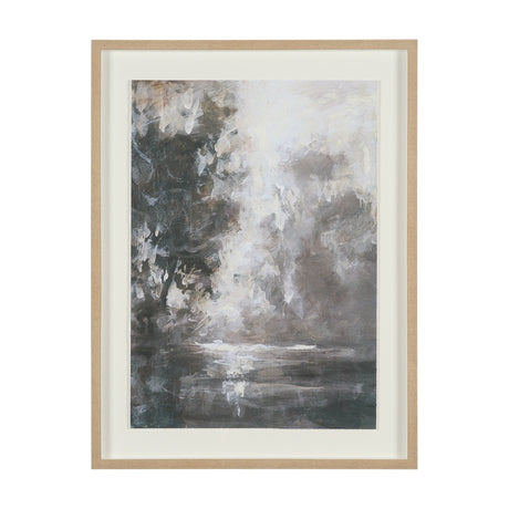 Forest Whispers II by Mercana Studio Hand-Embellished Textured Framed Artwork Matted under Glass by Mercana at Eve Furniture
