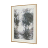 Forest Whispers III by Mercana Studio Hand-Embellished Textured Framed Artwork Matted under Glass by Mercana at Eve Furniture