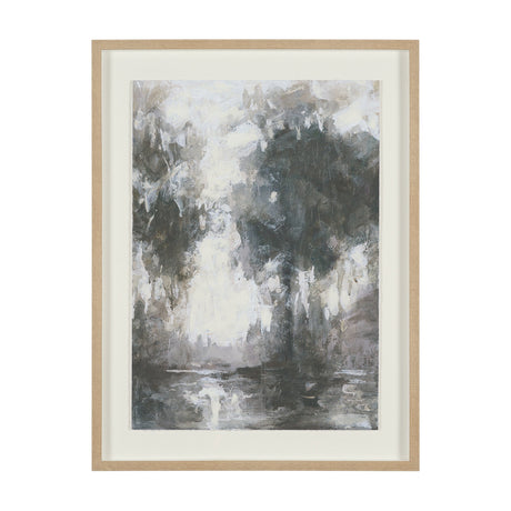 Forest Whispers III by Mercana Studio Hand-Embellished Textured Framed Artwork Matted under Glass by Mercana at Eve Furniture
