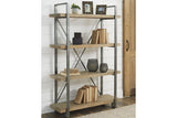 Forestmin Brown/Black Bookcase by Ashley at Eve Furniture