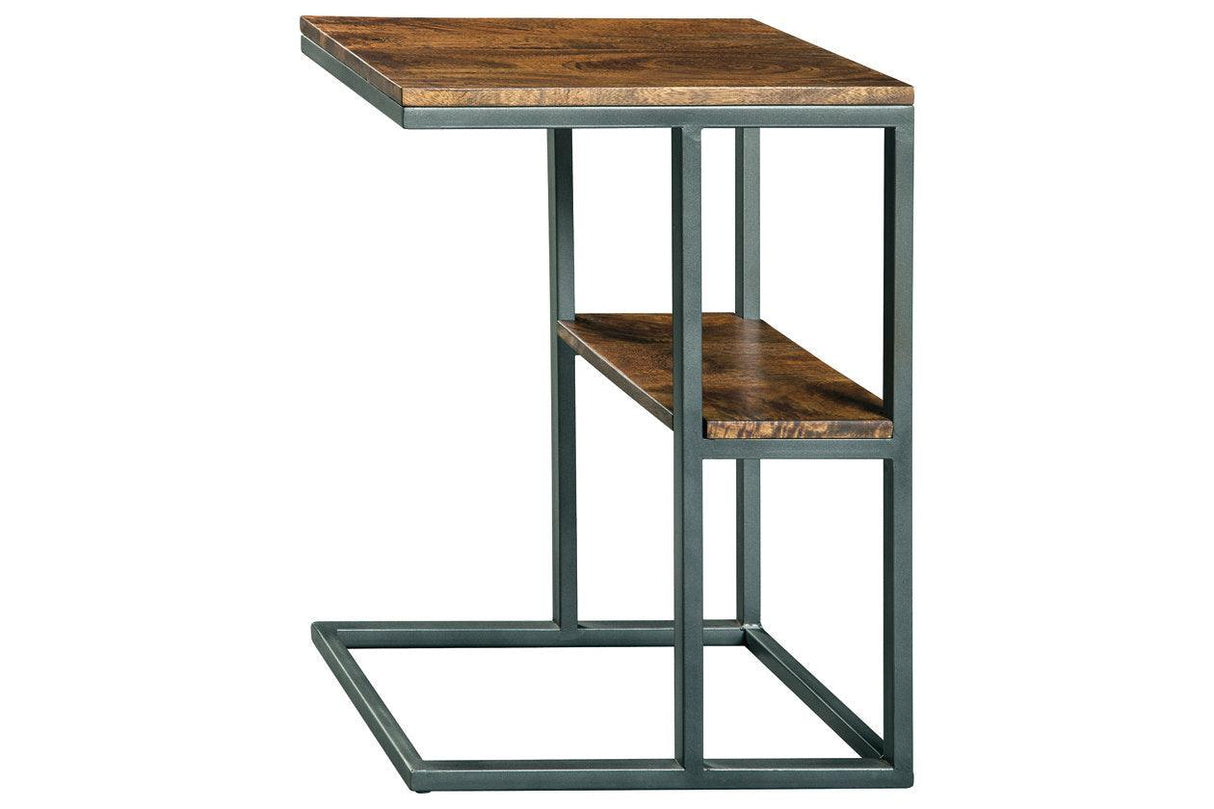 Forestmin Natural/Black Accent Table by Ashley at Eve Furniture