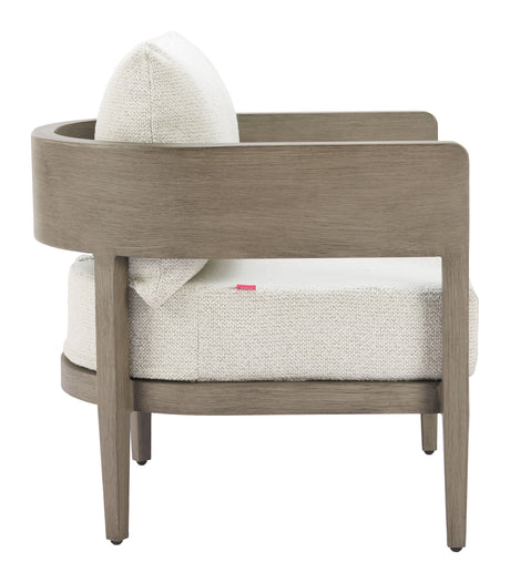 Foret Beige Outdoor Armchair by Zuomod at Eve Furniture