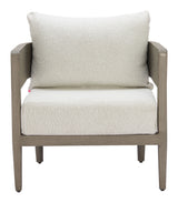 Foret Beige Outdoor Armchair by Zuomod at Eve Furniture