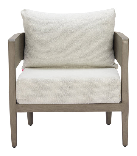Foret Beige Outdoor Armchair by Zuomod at Eve Furniture