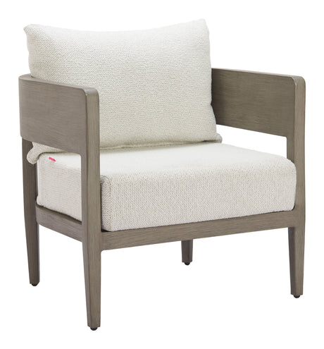 Foret Beige Outdoor Armchair by Zuomod at Eve Furniture
