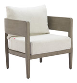 Foret Beige Outdoor Armchair by Zuomod at Eve Furniture
