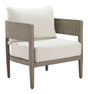 Foret Beige Outdoor Armchair by Zuomod at Eve Furniture