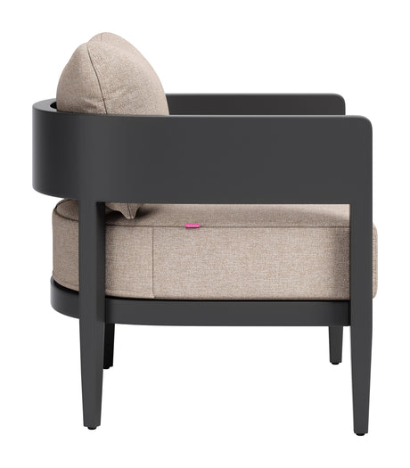 Foret Black Outdoor Armchair by Zuomod at Eve Furniture