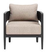 Foret Black Outdoor Armchair by Zuomod at Eve Furniture