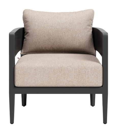 Foret Black Outdoor Armchair by Zuomod at Eve Furniture