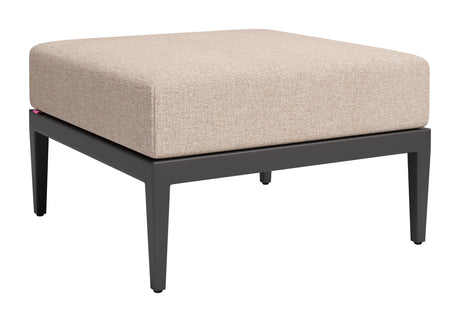 Foret Black Outdoor Ottoman by Zuomod at Eve Furniture