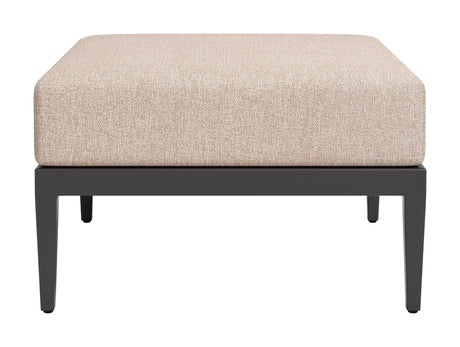 Foret Black Outdoor Ottoman by Zuomod at Eve Furniture