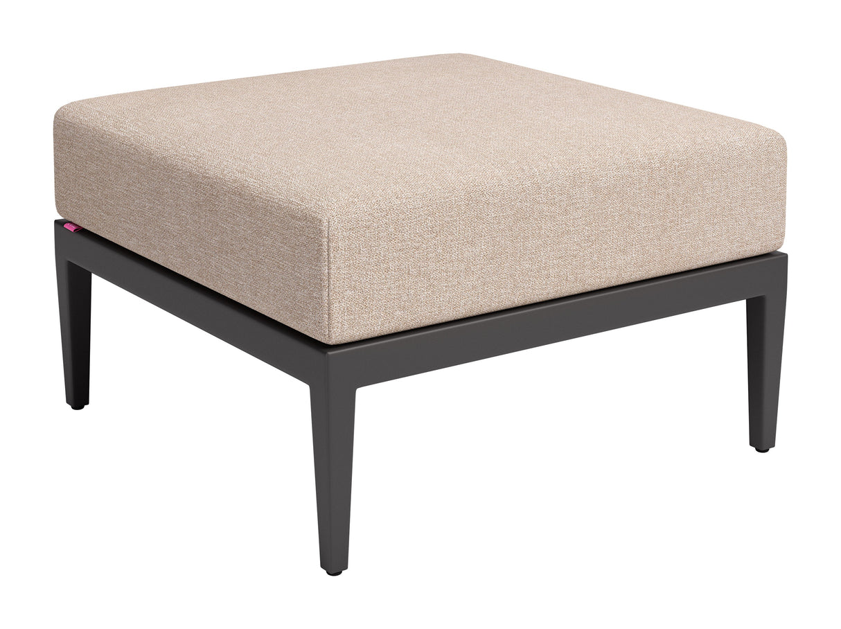 Foret Black Outdoor Ottoman by Zuomod at Eve Furniture