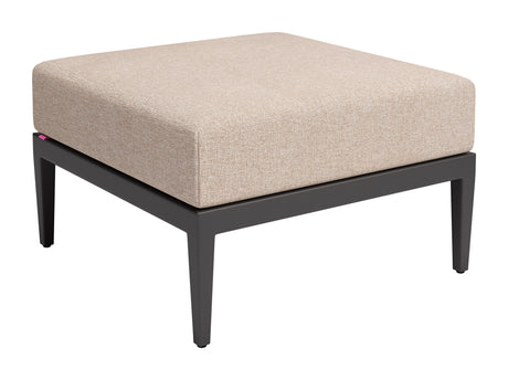 Foret Black Outdoor Ottoman by Zuomod at Eve Furniture