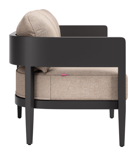 Foret Black Outdoor Sofa by Zuomod at Eve Furniture